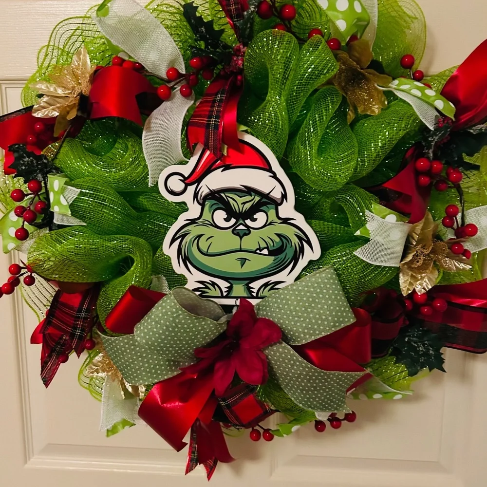 Grinch wreath